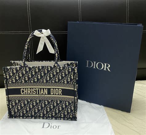 dior book tote sale|christian Dior small book tote.